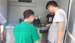CA888亚洲城集团为杭州电器公司提供调试服务