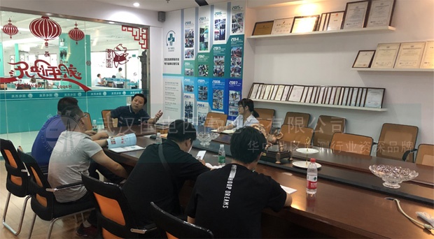 陕西客户到访CA888亚洲城集团考察四级资质设备