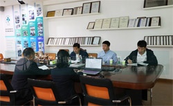 青岛客户到CA888亚洲城集团参观考察三级承试资质设备