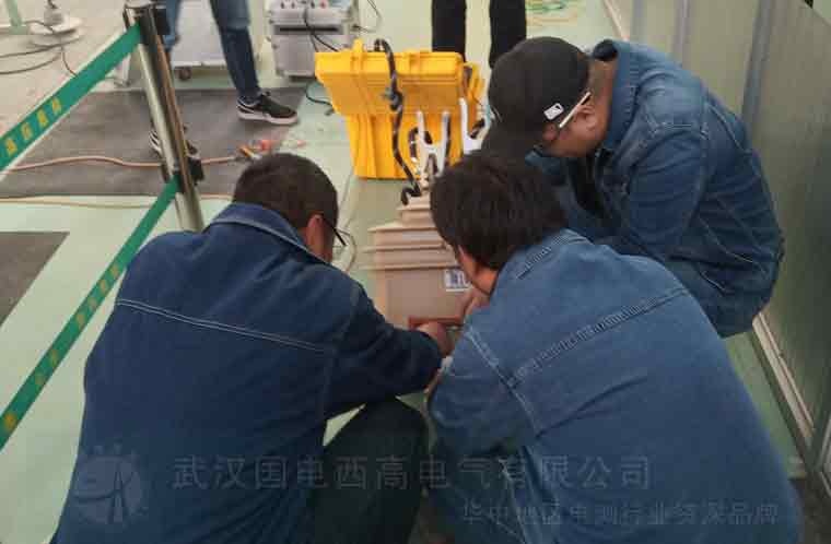 CA888亚洲城集团前往平凉供电公司提供调试服务